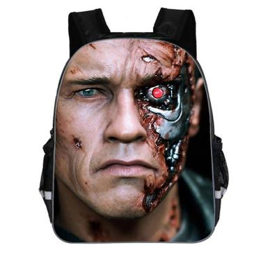 Imagem de Mochila escolar Terminators T800 para estudantes escolares