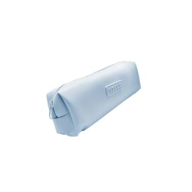 Imagem de Estojo Escolar VMP RF78 em PVC Azul Claro – Zíper Reforçado para Canetas, Lápis e Acessórios Escolares.