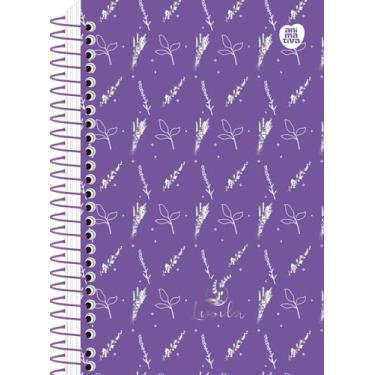 Imagem de Caderneta de Anotações Animativa, Capa dura - Hot Stamping, 80 folhas, Lavender, Pacote com 10