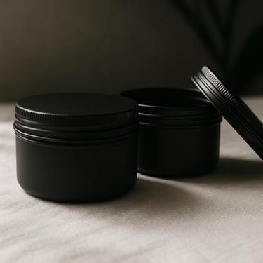 Imagem de 24 Latinhas de Aluminio Para Velas Artesanais e Aromaticas Para lembrancinhas de Casamento Chá de Bebe (Preta)