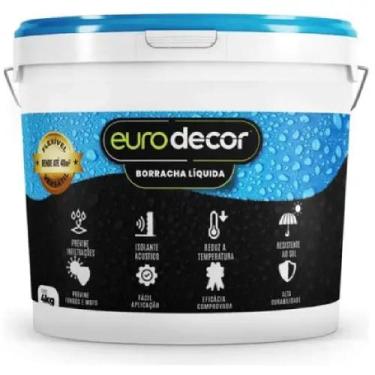 Imagem de Borracha Liquida 4 Kilo Titanium - 03.01.01.0011 - EURODECOR