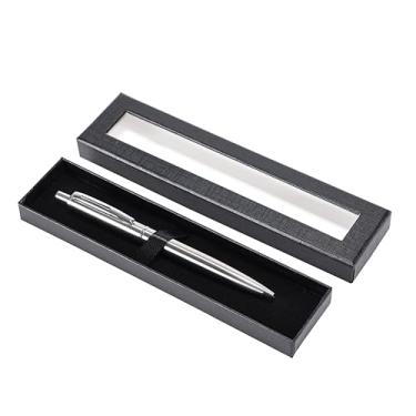 Imagem de DENSET Caneta esferográfica retrátil, ponta média de 0,7 mm, preta, com cilindro de borracha super macio para corrigir a postura de aderência, essencial para escritório e estudo (pacote com 2)