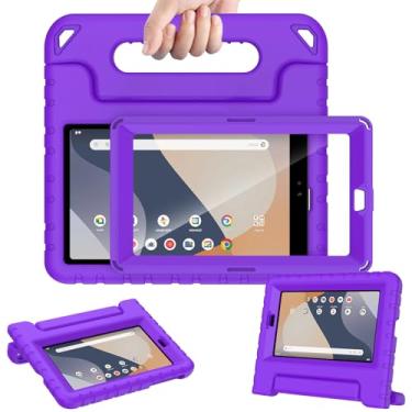 Imagem de AVAWO Capa infantil para tablet Onn 17.8 cm 2024 Gen 4 (modelo 100135924) (4ª geração, 2024), capa leve com suporte para tablet Walmart Onn 7 (serve apenas para 7 polegadas 2024, 4 gerações), roxo