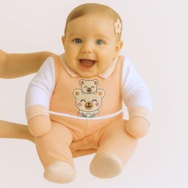 Imagem de Conjunto Pagão 100% Algodão Roupa Saída Maternidade Bebê Menino Ou Men