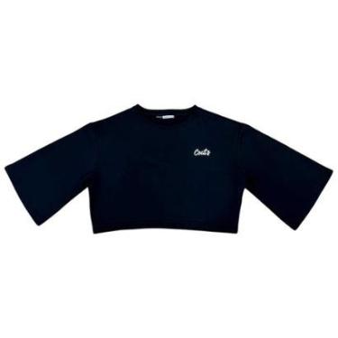 Imagem de Cropped Couts Clothing Feminino - Preto-Feminino