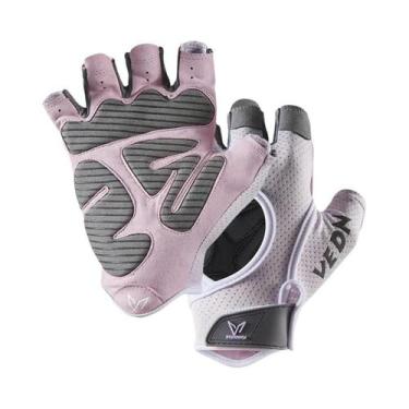 Imagem de Luvas De Levantamento De Peso Femininas Com Grip De Silicone Antiderra