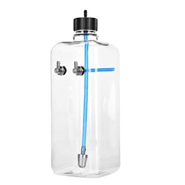 Imagem de Luqeeg Tanque de Combustível RC Tanque de óleo de Plástico Transparente de Alta Resistência para Avião RC, Tampa de Combustível de Metal para Usinagem CNC, Fácil Instalação, Adequado para Amadores