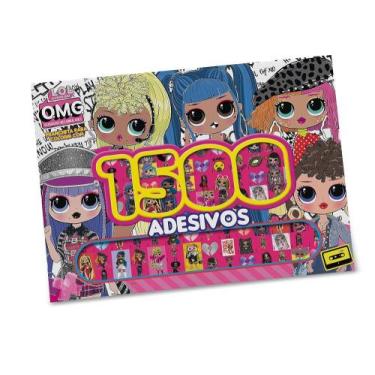 Imagem de Livro - LOL Surprise - OMG prancheta para colorir com 1500 adesivos - 