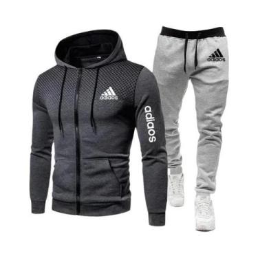 Imagem de Conjunto De Moletom Masculino Para Academia, Moda Esportiva, Roupas Pa