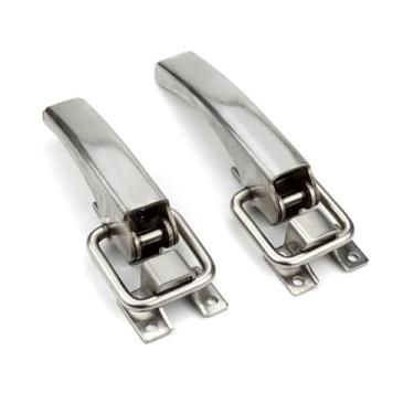 Imagem de Ferrolho de alternância resistente de aço inoxidável grande trava de ferrolho equipamento pesado trava de porta 1 peça (pequena)