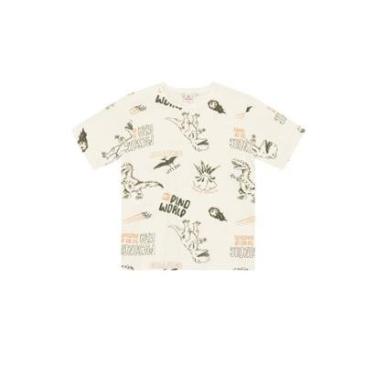 Imagem de Camiseta Infantil Menino De Dinossauro Brandili-Masculino