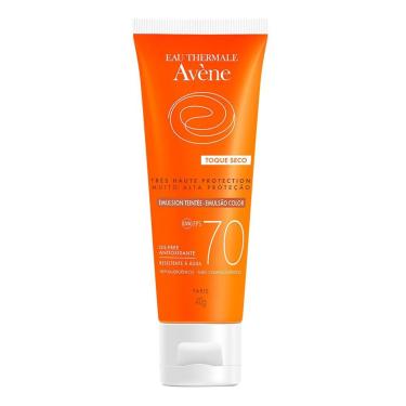 Imagem de Protetor Solar com Cor Avène - Emulsão Solar Toque Seco FPS 70 Color Universal-Unissex