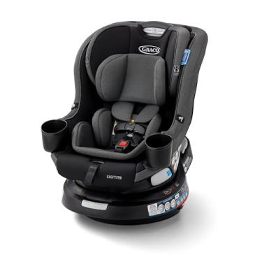 Imagem de Graco Cadeira Infantil para Carro EasyTurn™ com Giro 360° 2 em 1 com Sistema LATCH, Cyran, Preto