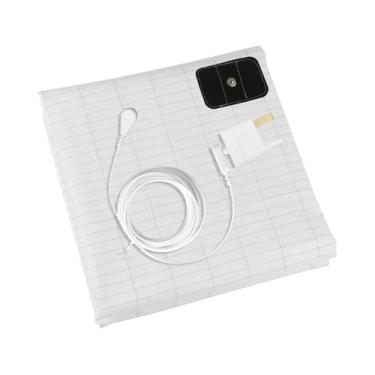 Imagem de Lençol De Cama De Algodão Orgânico Com Fibra De Prata Para Conexão À T