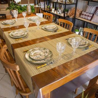 Imagem de Jogo 2 Passadeiras para Mesa em Junco 1,50mt x 30cm Caminho Mesa - Dec