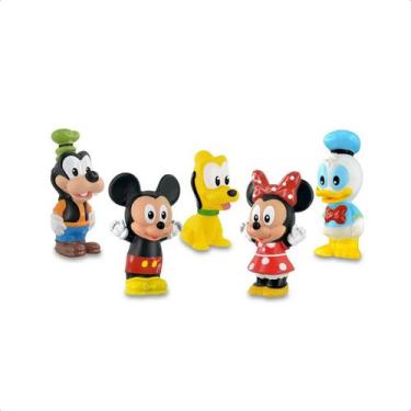 Imagem de Brinquedo Dedoches Mickey and Friends +3 anos Vinil Divertido Faz de C