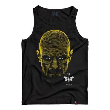 Imagem de Camiseta Regata Heisenberg Breaking Bad Camisa Geek Série - KING OF GE