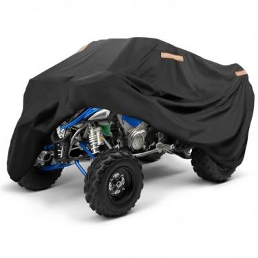Imagem de KEMIMOTO Capa universal para quadriciclo com 4 rodas, impermeável, compatível com Raptor 700 700R YFZ 450R Fourtrax Recon Arctic Cat 300 TRX 250 Can-Am Kawasaki CFMOTO, 192 cm C X 119 cm L X 109 cm A