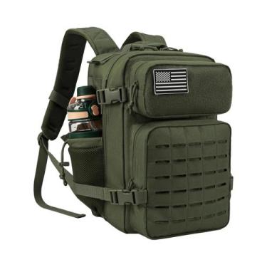 Imagem de Mochila Tática Masculina De 25L Com Sistema Molle E Suportes Duplos Pa