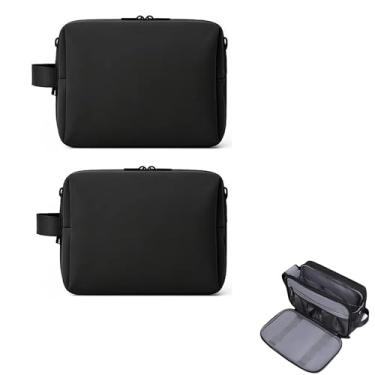 Imagem de LAZYTAIL Bolsa de Higiene Pessoal Masculina, Organizador de Higiene Pessoal de Viagem, Kit de Barbear Impermeável para Armazenar Itens Essenciais Diários, como Artigos de Higiene Pessoal e Cosméticos