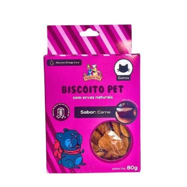 Imagem de Petisco Para Gato Ervas Naturais Padaria Pet Biscoito