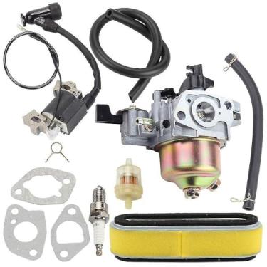 Imagem de Kit de Carburador Substitui 16100-ZE6-W01 para GXV120 GXV140 GXV160 Compatível com Cortadora Grama HR194 HR195 HR214 HRA214 HR215 HR216 HRA216 HRC216 Bobina Ignição Ar Vela Juntas Linha Combustível Cl
