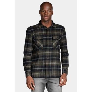 Imagem de Camisa Aramis Manga Longa Overshirt Verde-Masculino