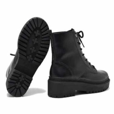 Imagem de Bota Via Marte Feminina 005-001-01  - Preto-Feminino