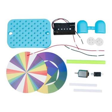 Imagem de MotiveTech Roda de Cores de Faça Você Mesmo, Brinquedo Educativo e Portátil de Ciências para Iniciantes, Meninos e Meninas.