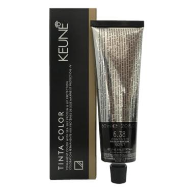 Imagem de Keune Tinta Color Coloração 60ml - 6.38 Louro Escuro Dourado Marrom