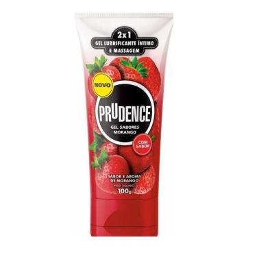 Imagem de Gel Lubrificante Prudence Sabores E Aromas 100gr - DKT, MORANGO