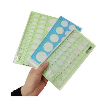 Imagem de Régua Redonda Spirograph Million Flower Para Desenho Geométrico, Mater