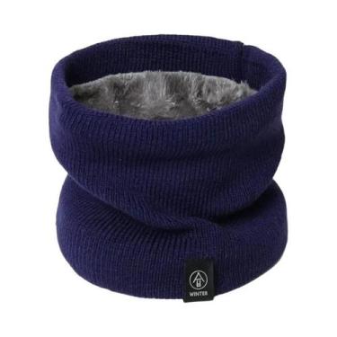 Imagem de Cachecol Térmico Unissex À Prova De Vento, Protetor De Pescoço De Inve