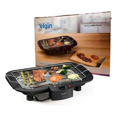 Imagem de Churrasqueira Elgin 1800w - Anti-fumaça, 2 Alturas, Grelha