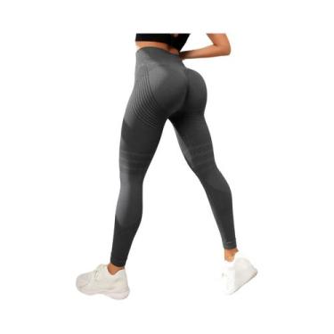 Imagem de Leggings Femininas De Cintura Alta Sem Costura, Secagem Rápida, Respir