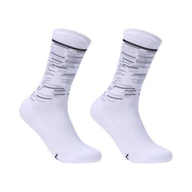 Imagem de Meias Esportivas Unissex Para Atividades Ao Ar Livre Ciclismo Corrida 