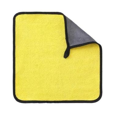 Imagem de Toalha De Limpeza Automotiva De Microfibra Grossa Profissional Para De