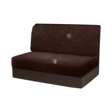 Imagem de Capas De Almofada Jacquard Para Dinette De RV, 2 Peças, Elásticas, Sem