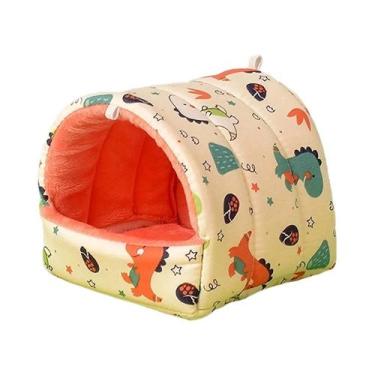 Imagem de Ninho De Veludo Fofo Para Hamster, Ninho Quente De Algodão Para Pássar