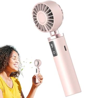 Imagem de Ventilador portátil | Carregamento USB leve, mini ventilador de mão pessoal - para mochila, acampamento, , praia, caminhadas, piquenique, viagem, exterior, homens, mulheres