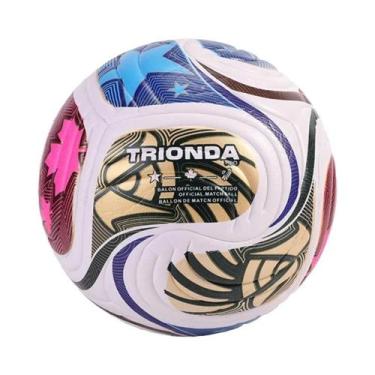 Imagem de Bola De Futebol PU De Alta Qualidade Tamanho Oficial 5 Sem Costura Res