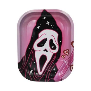 Imagem de Bandeja De Metal 7x5.5 Polegadas Em Folha De Flandres Para Cigarros E 