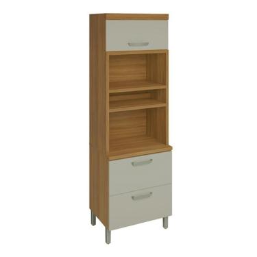 Imagem de Paneleiro 2 Portas 1 Gaveta Princesa Freijó E Off White