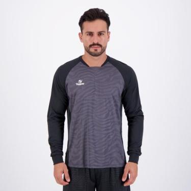 Imagem de Camisa Topper Goleiro Classic II Manga Longa Grafite, P