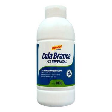 Imagem de Cola Branca Universal 500g Mundial Prime Unica - AEROFLEX
