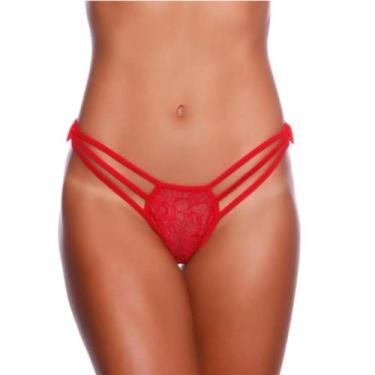 Imagem de Calcinha Fio Dental Lap Dance Mil Toques -, Vermelho, único