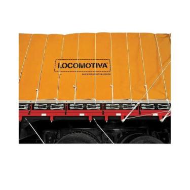 Imagem de Lona Encerado Caminhão Carga Fio 8 Algodão Impermeável 5X3 Locomotiva