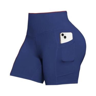 Imagem de Shorts Femininos De Ciclismo E Corrida Com Efeito Levanta Bumbum, Cor 