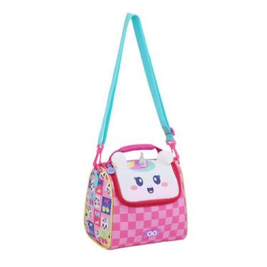 Imagem de Lancheira Térmica Creche Zoop Bichinhos Passeio Animal Kids Cor:Unicór