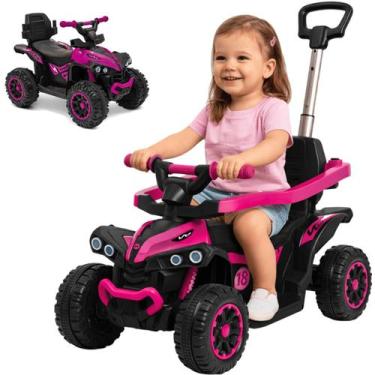 Imagem de Quadriciclo Eletrico Topplay Pimpi Flash Wheels Rosa 6V
